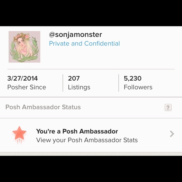 ☀️ meet your posher! ☀️ - Picture 1 of 5